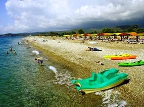 Пляж отеля SEKER RESORT 3+* Пляж отеля SEKER RESORT 3+*