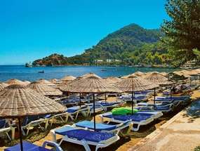 Пляж отеля OZCAN HOTEL 3 * Пляж отеля OZCAN HOTEL 3 *