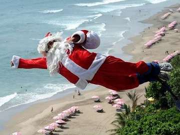 Летающий Санта в Турции