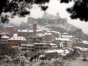Крепость «Нарикала в Тбилиси зимой