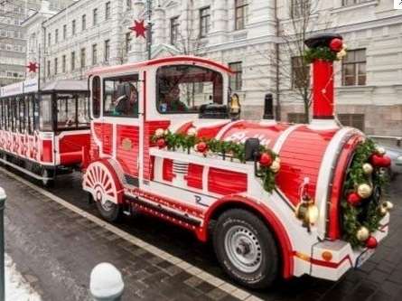 Рожденственский паровозик в Вильнюсе