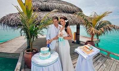 Символическая свадебная церемония на Маврикие