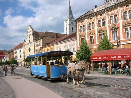 Трамвай на лошадиной тяге в Кошице