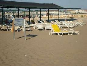 Пляж отеля SEHER SUN BEACH HOTEL 4 *