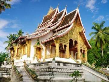 Буддийский храм в Луанг Прабанге