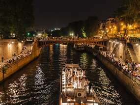 Вечерний Париж и прогулка по Сене